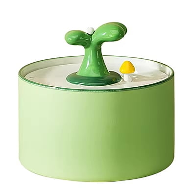 Ceramic Cat Water Fountain Automatic Electric Pet Water