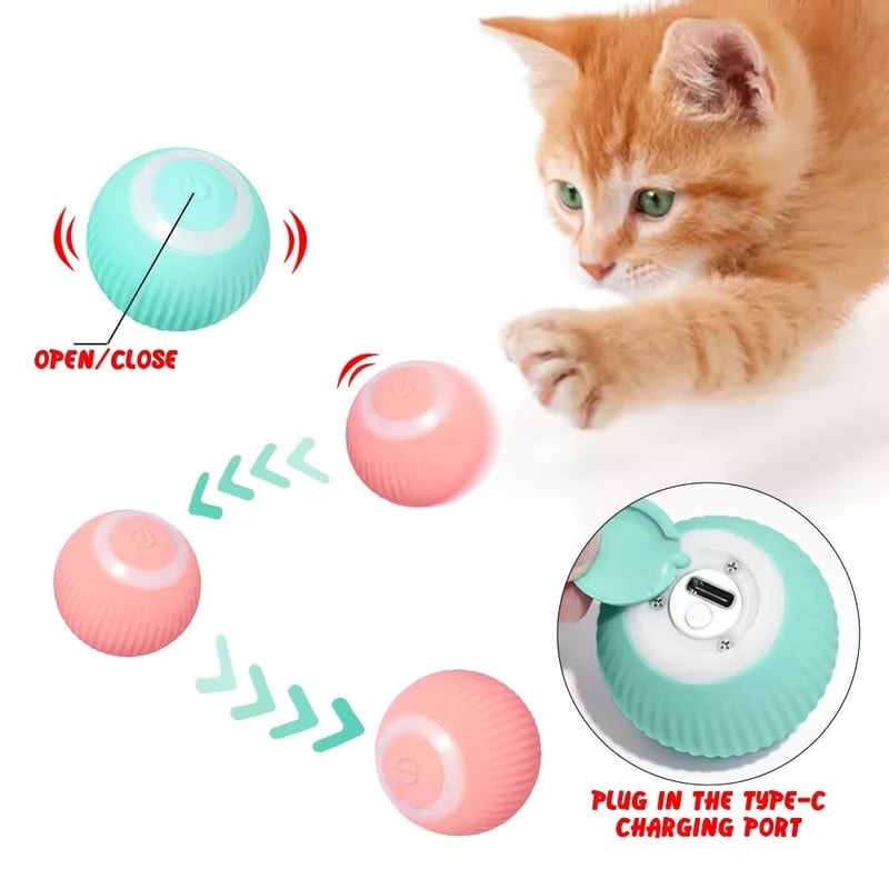 Electric Pet Cat Toys Automatic Rolling Smart Cat Ball Electric Pet Cat Toys Automatic Rolling Smart Cat Ball